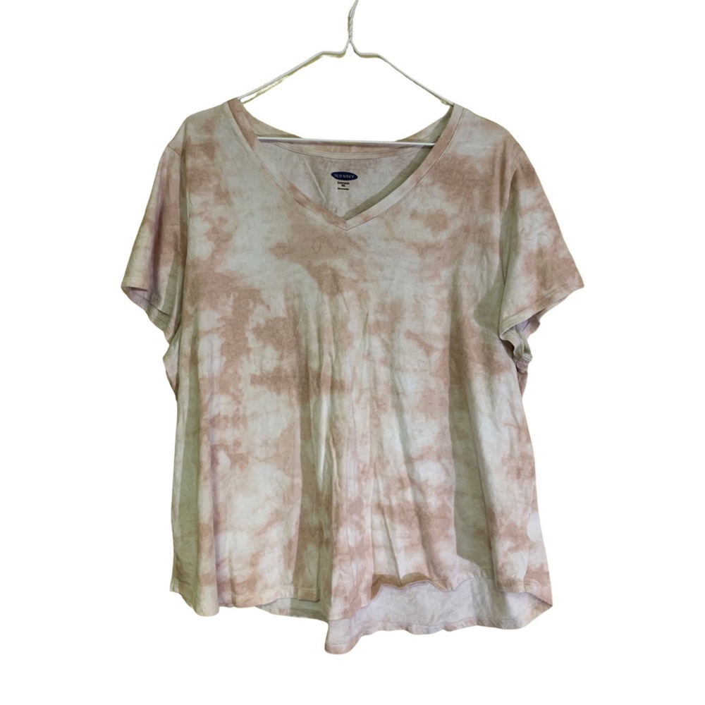 V-neck Tie Dye Tee
